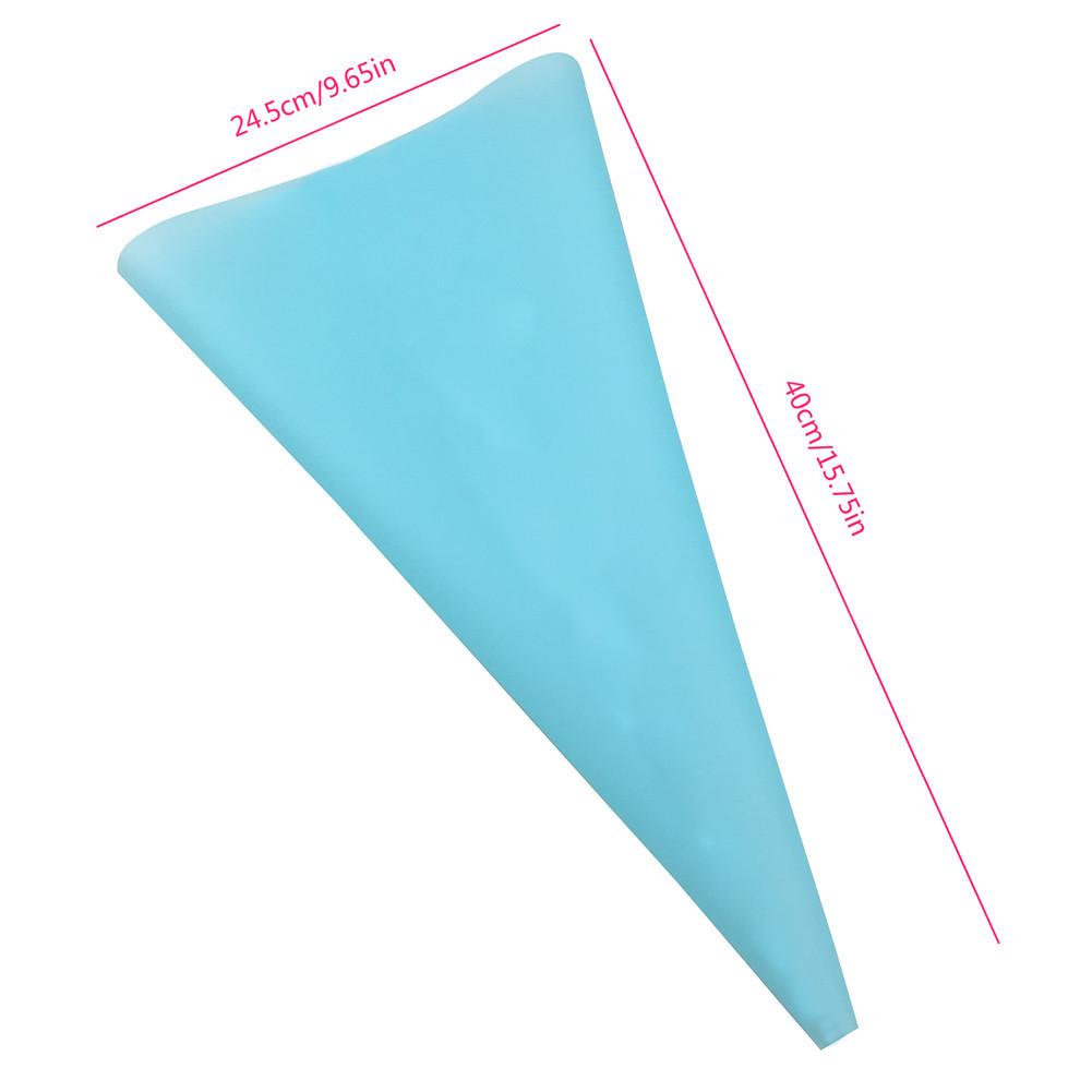 4pcs Confectionery Silicone Icing Piping Cream Pastry Bag Nozzle DIY Cake Baking Decorating Tools