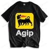 Nouveau Logo AGIP Racing Oil Company T-shirt Homme Marque T-shirt Coton Livraison Directe t-shirt mode été