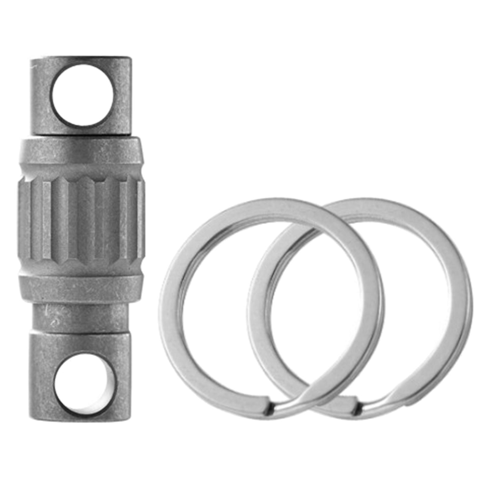 

Small Titanium Key Rings Detachable Swivel Quick Release Keychain Mini Rotating Rings Buckle Key Holder for Car Keys