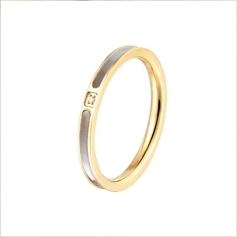 Diamantschalenring Damen Sommer High-End Leichter Luxusring Ins Schlichter Nischenschmuck