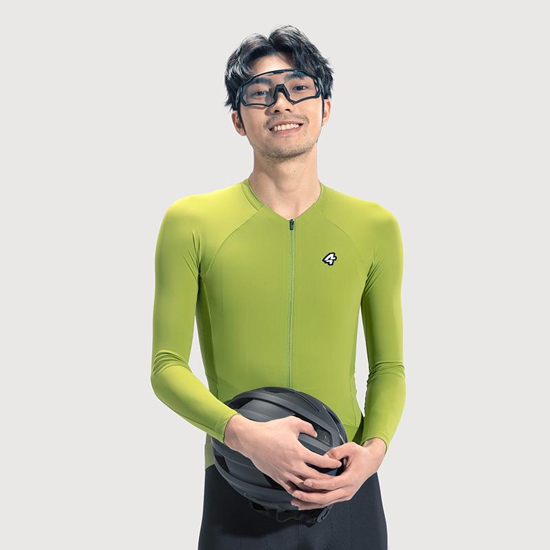 

Breathable Sun Protection Long Sleeve Cycling Jersey for Men - Spring/Summer Mountain & Road Bike Top XL