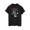 Disney Womens/Ladies Princess Ariel Merry Christmas Cotton Boyfriend T-Shirt
