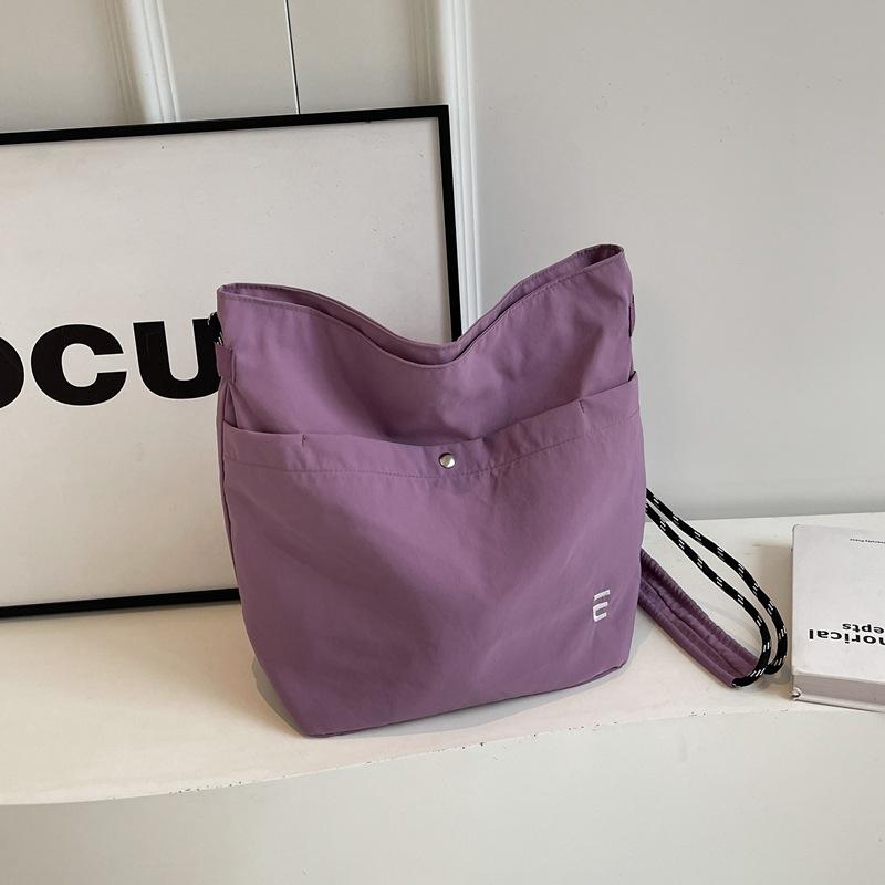 Холщовая сумка Женская сумка через плечо большой вместимости Сумка для покупок — фото 11