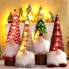 Mini Christmas Glowing Gnome Doll Cartoon Knitted Christmas Doll  Christmas