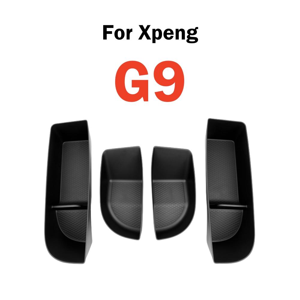 Für Xpeng G6 G9 Türseiten-Aufbewahrungsbox TPE Vorderer hinterer Türgriff-Organizer Aufräumen Autozubehör