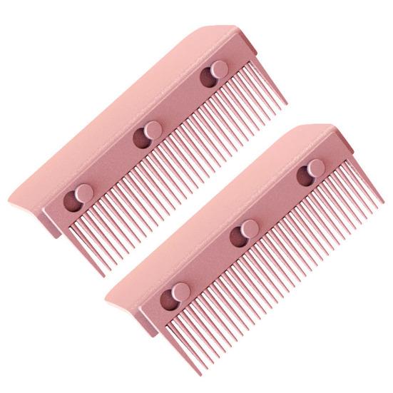 2 Stk Rettetang Kamvedlegg Flatjern Rettetangskam Tilbehør Profesjonelt hjem Kvinner Jenter Hårbørste stylingverktøy