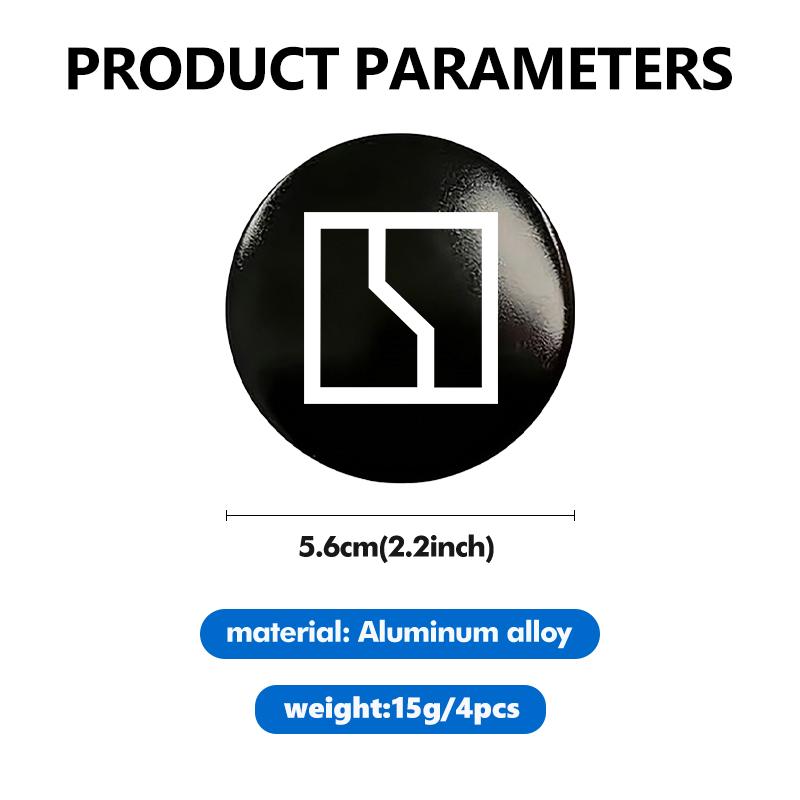 Aluminum Badge Auto Wheel Center Cover Stickers Hub Caps Decals For Zeekr X 001 009 007 7X 2022 2023 2024 EV 2021-2023 Krypton