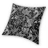 American Traditional Tattoo Flash Square Pillowcase Polyester Zip Decor Throw Pillow Case Room Cushion Cover 45x45