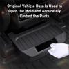 Rear Seat Storage Box For Tesla Model Y Juniper   Organizer Center Console Bins Backseat Trash Can Garbage Accessories