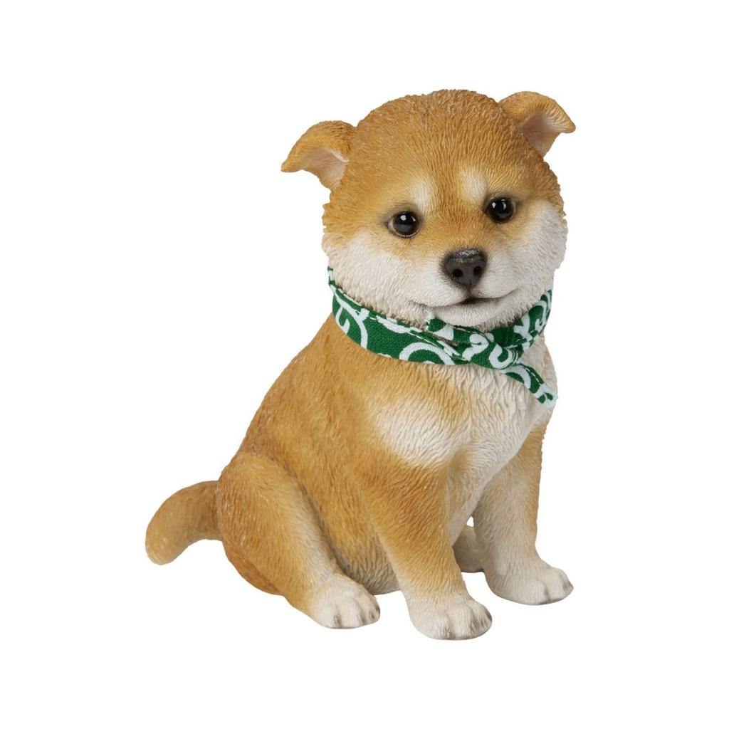 Ubia Sitting Miniature Shiba Inu 12 x x 14 cm Doll Figure Ornament Animal Garden Decoration Dog H24089 (Small) 9.5