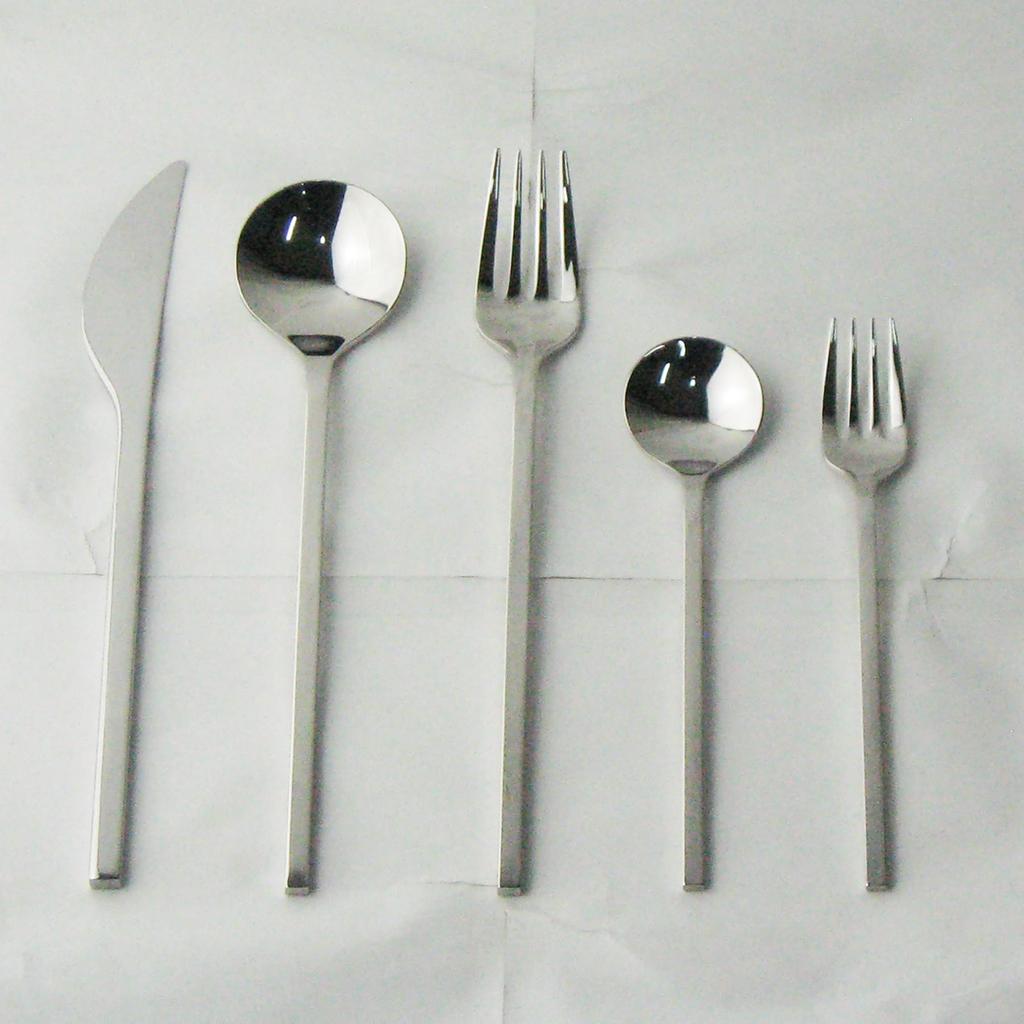 Todai Piazza Dinner Cutlery Set, 5-Piece Set for One, XM-7, Tsubame-Sanjo, Made in Japan