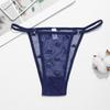 Sexy Lace Thong Women Low Waist Panties Transparent G String Thongs T-Back Underwear Female Solid Intimates Lingerie