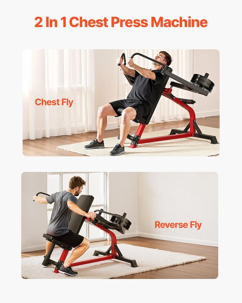 Incline Chest Fly and Rear Delt Fly Machine Upper Body Strength Training