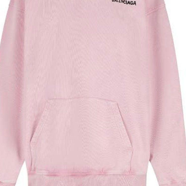 Balenciaga Medium Fit Hoodie 'Faded Pink/Black' 578135TOVO63204