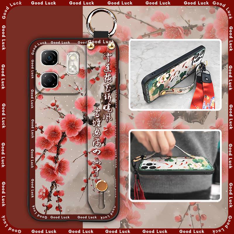 Silicone Shockproof Phone Case For infinix Hot50i/Smart9/X6531/X6532 Anti-knock Phone Holder For Mom Durable Fashion