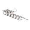 Stainless Steel Pants Hanger Foldable Multi Layer Clothes Hanger for Pants Trousers Ties Scarf