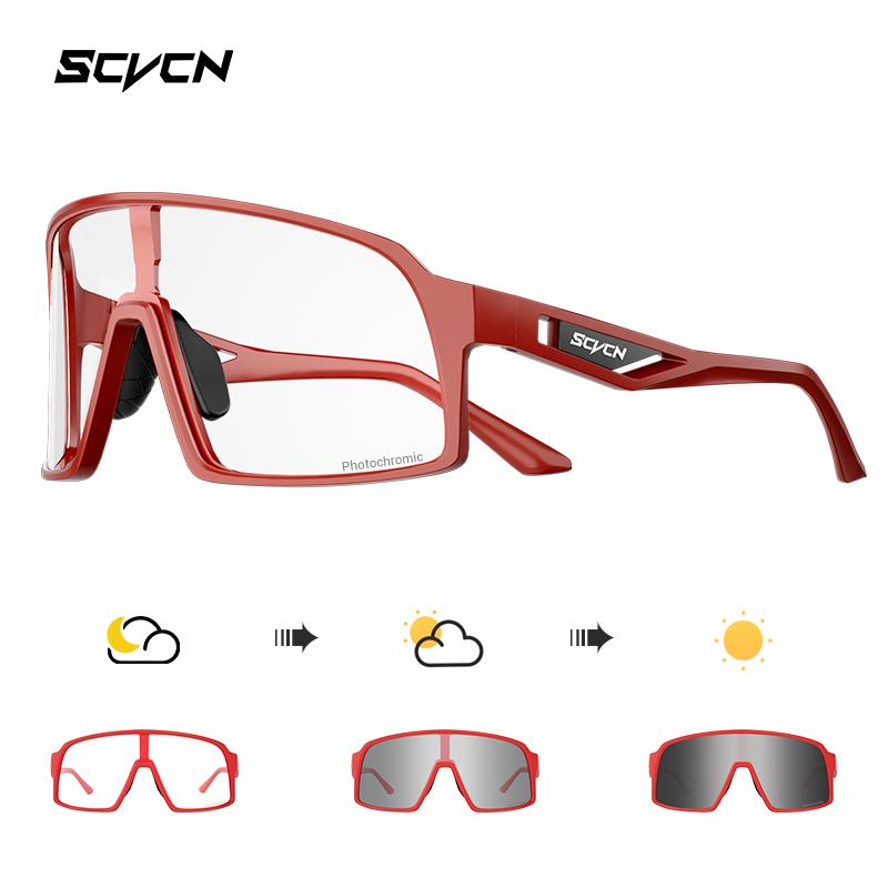 

Kapvoe Photochromic Cycling Sunglasses Glasses for Men Sports MTB Mountain Goggles Women Bicycle Eyewear Road Bike Protection