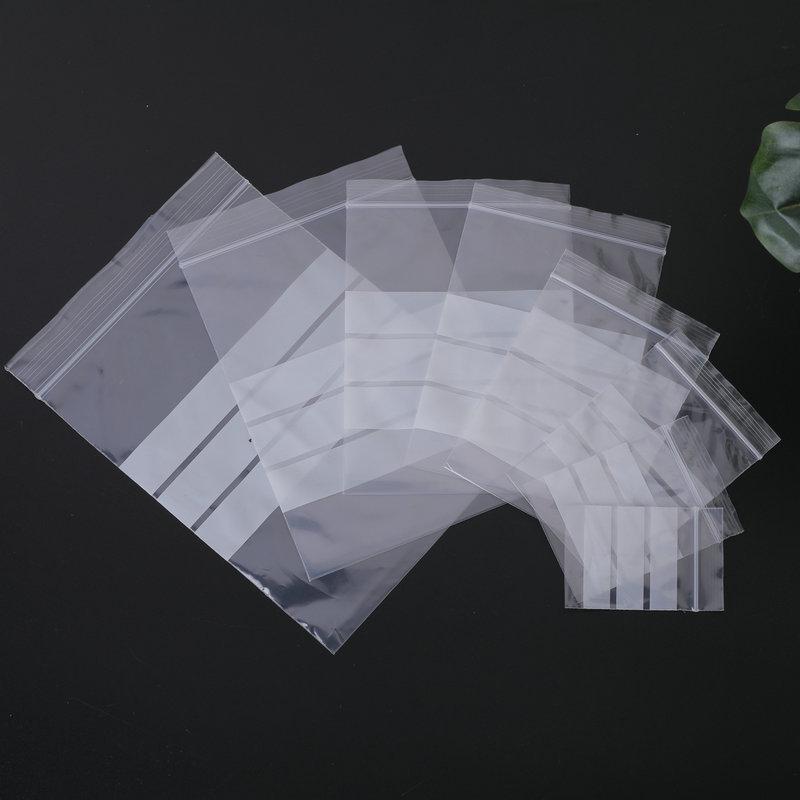 Writable Self-Sealing Bags: Thick, Transparent Storage for Food, Medicines, and More