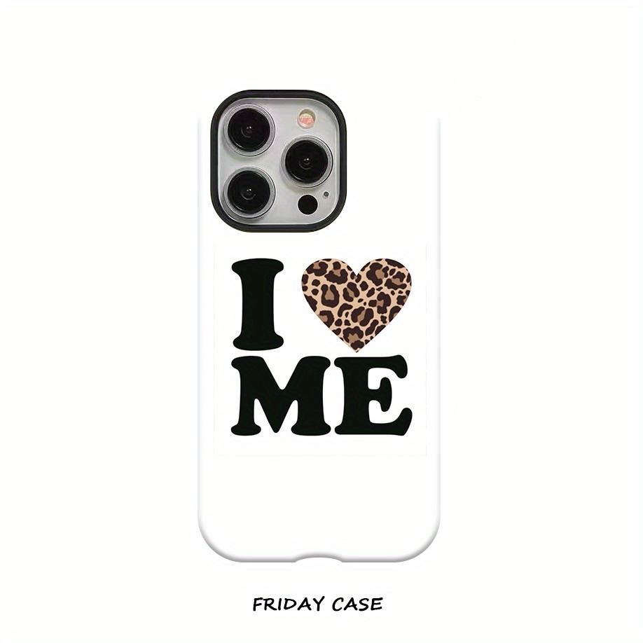 

Clmj Роскошный Дизайн с Буквами I LOVE ME Чехол для Телефона для iPhone 16 15 14 13 12 11 X XS XR XSMAX 7 8 Pro Max Plus Роскошная Задняя Крышка iPhone 11