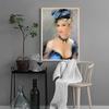 5D DIY Diamond Painting Portrait Beauty Cross Stitch Kit Full Round Diamond Embroidery Mosaic Art Home Decoration Picture