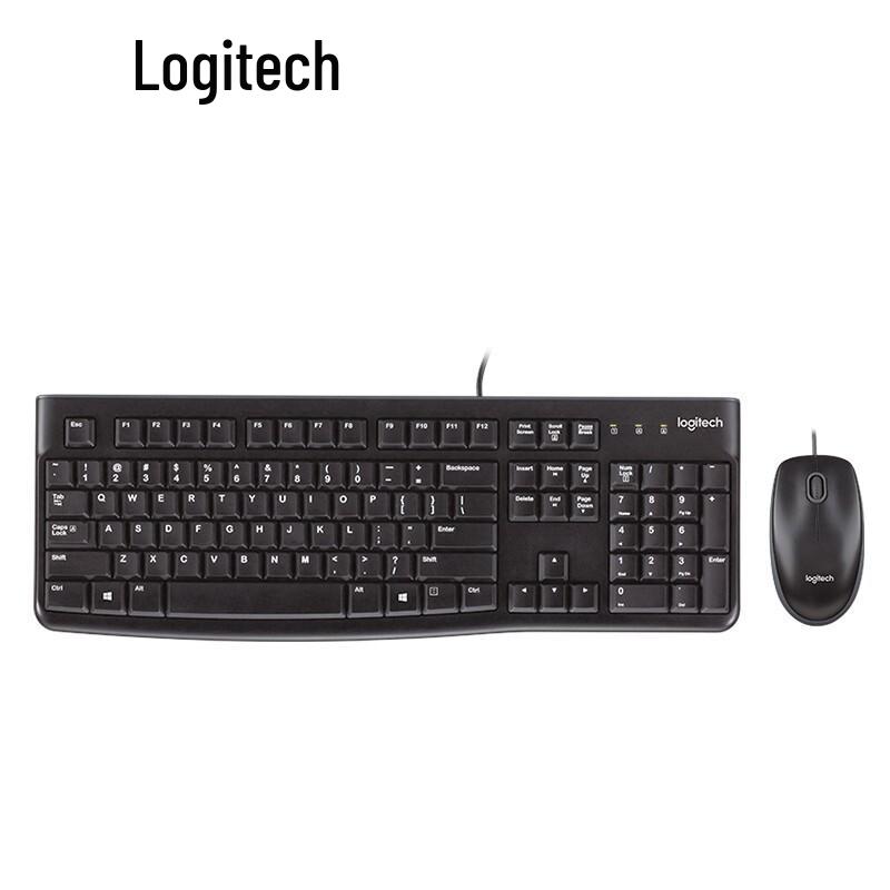 

Logitech MK120 Wired Keyboard and Mouse Combo