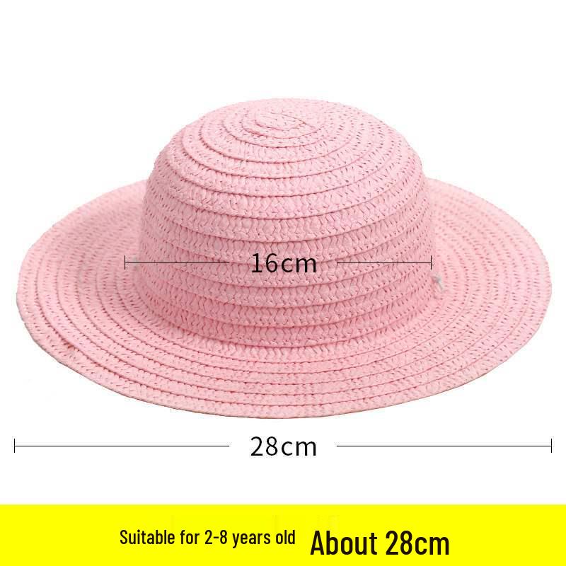 Child's DIY Painted Straw Hat Kit - Creative Art & Coloring for Kindergarten