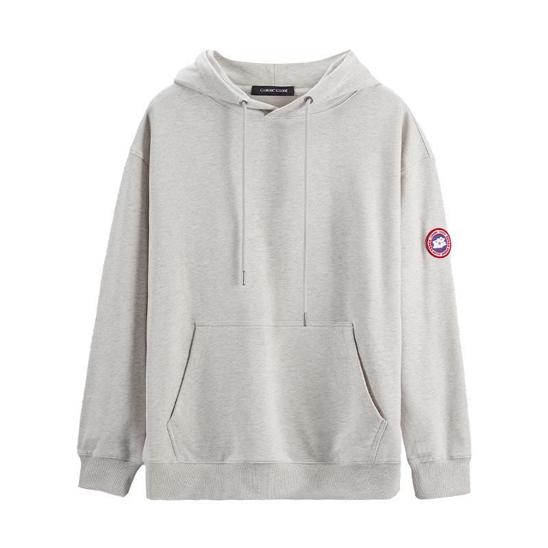 Men's 2025 Canada Goose Hoodie - Versatile Long Sleeve Solid Color for Spring, Autumn, Winter