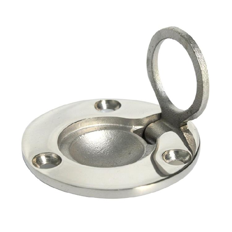 

316 Stainless Door Knob Handles Pull Ring Marine Boat Deck Hatch Flush Pull Lift 1