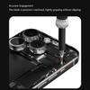 Professional Multifunctional Tool Kit 58Pieces Screwdriver with Nonslip Grip for Home Maintenance Jewelry Watch Repair