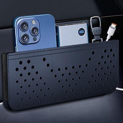 Paste Type Car Mesh Storage Bag Scratch Resistant Space Saving Multi-Functional Hanging Bag High-end Durable Car Sundries Box