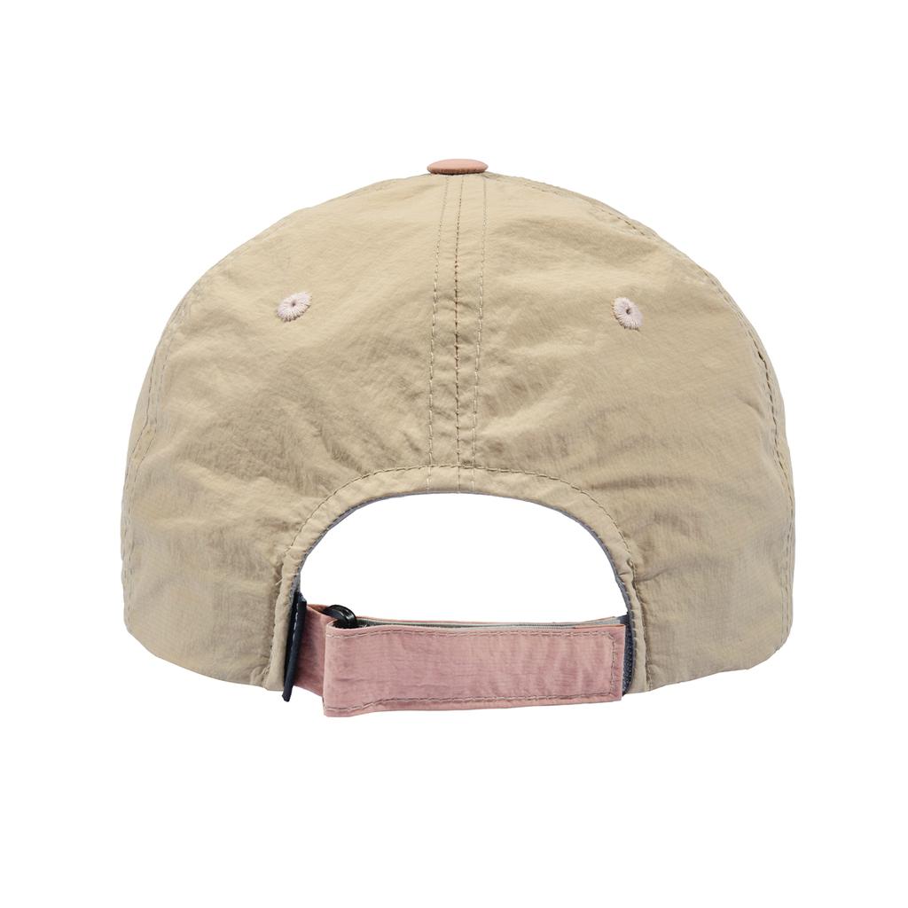 JOEGUSH Rockstar Cat Nylon Cap (Beige/Dusty Pink)