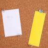 Pack of 100 Clear Flower Push Pins for Office Bulletin Board Cork Board Notice Board Pin Flat Head Push Pins for Hanging