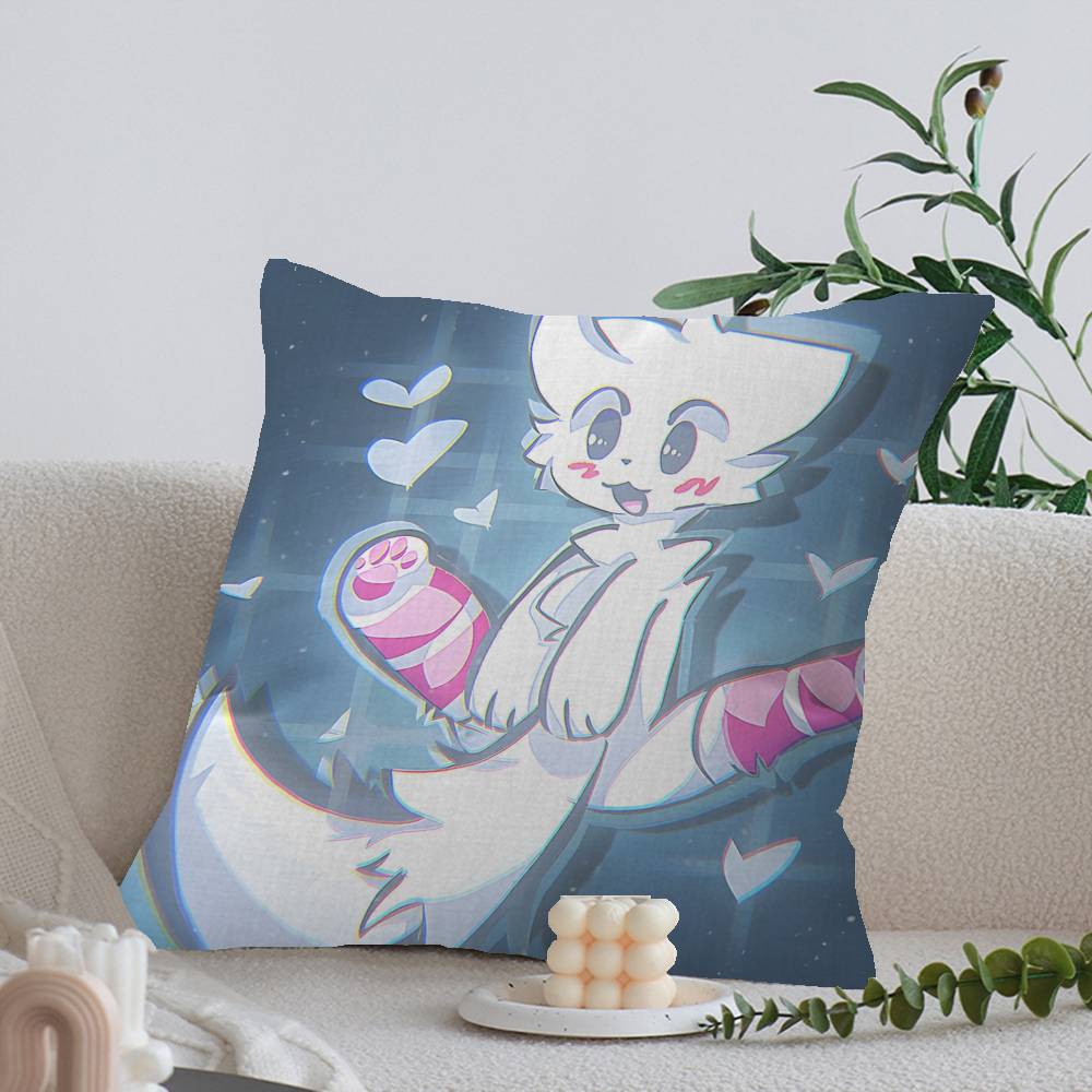 

Boykisser Silly Cat Pillowcase toon Gift Cushion Cover Bedroom Home Sofa Chair Seat Decor pillow case 30x30cm