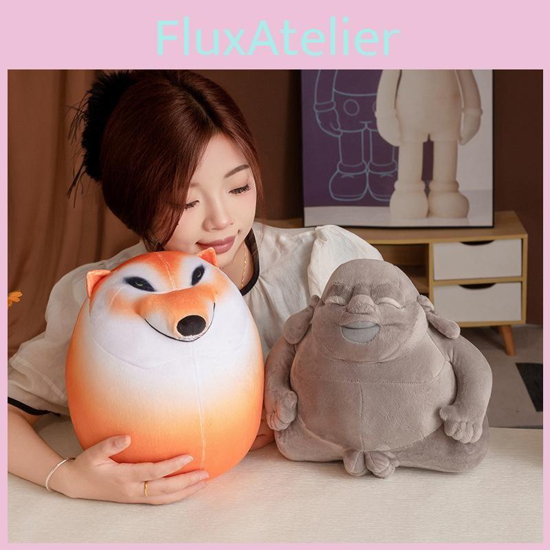 Dog Creative Buddha Head Plush Doll Pillow For Room Decoration And Gifts