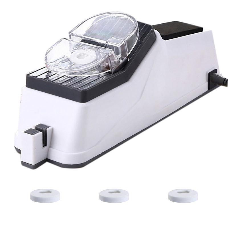

Electric Knife Sharpeners USB Automatic Knives Sharpeners Household Fast Sharpening Tool Kitchen Knives Tool Fine Grinding Blade size красный