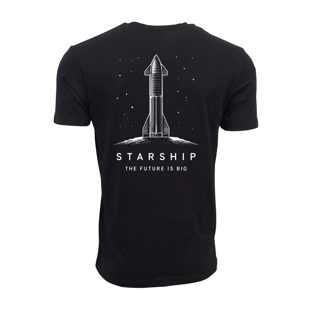 Space X Starship The Future Is Big Graphic T Shirt S