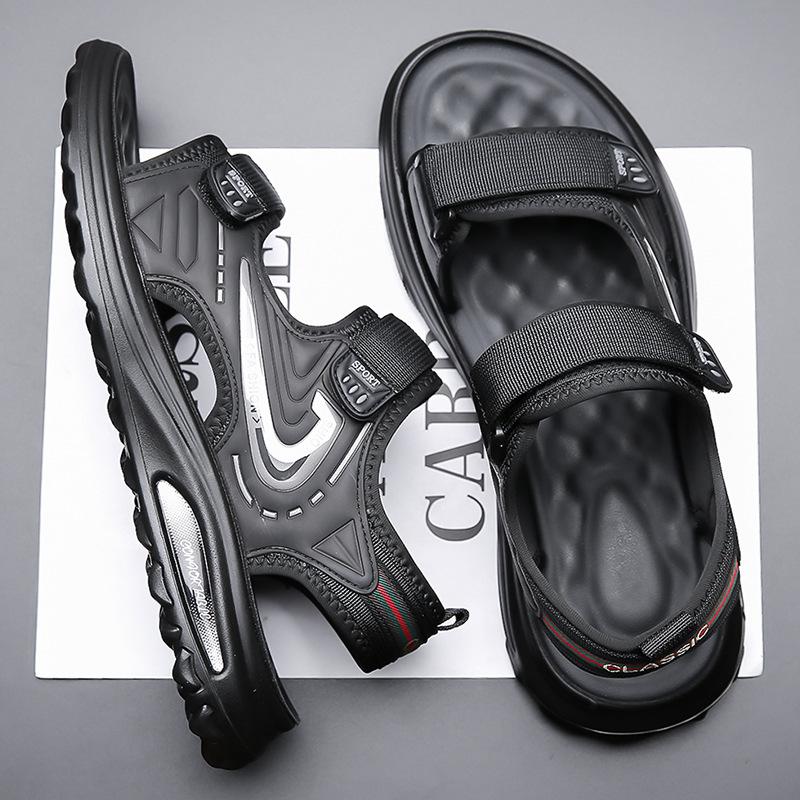 

Мода 2024Мода Ретро Мягкая подошва С мелким вырезом Мужские сандалии Летние Дизайнерские Новые Корейский стиль Повседневные Уличные Пляжные Спортивные Мужская обувь 44