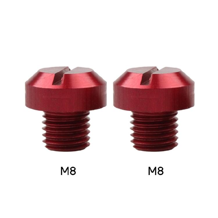 Motorcycle Rearview Mirror Hole Plug Screw Cap M8 Threaded Bolt Accessories