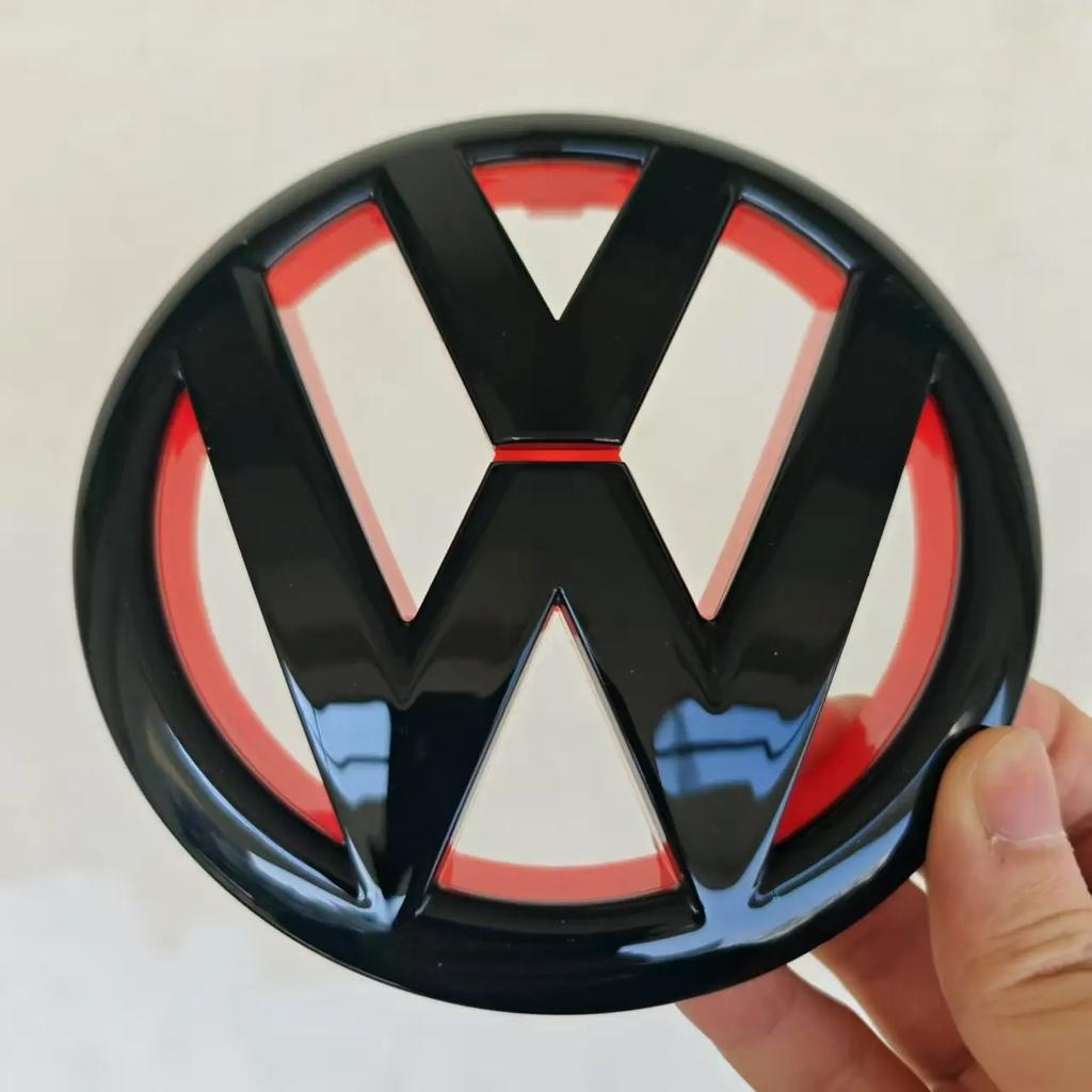 2025 Hot Volkswagen Golf MK6 2009-2012 Front Grill Emblem 135mm & Rear Trunk Badge 110mm 2PCS Replacement Car Logo Car Accessor