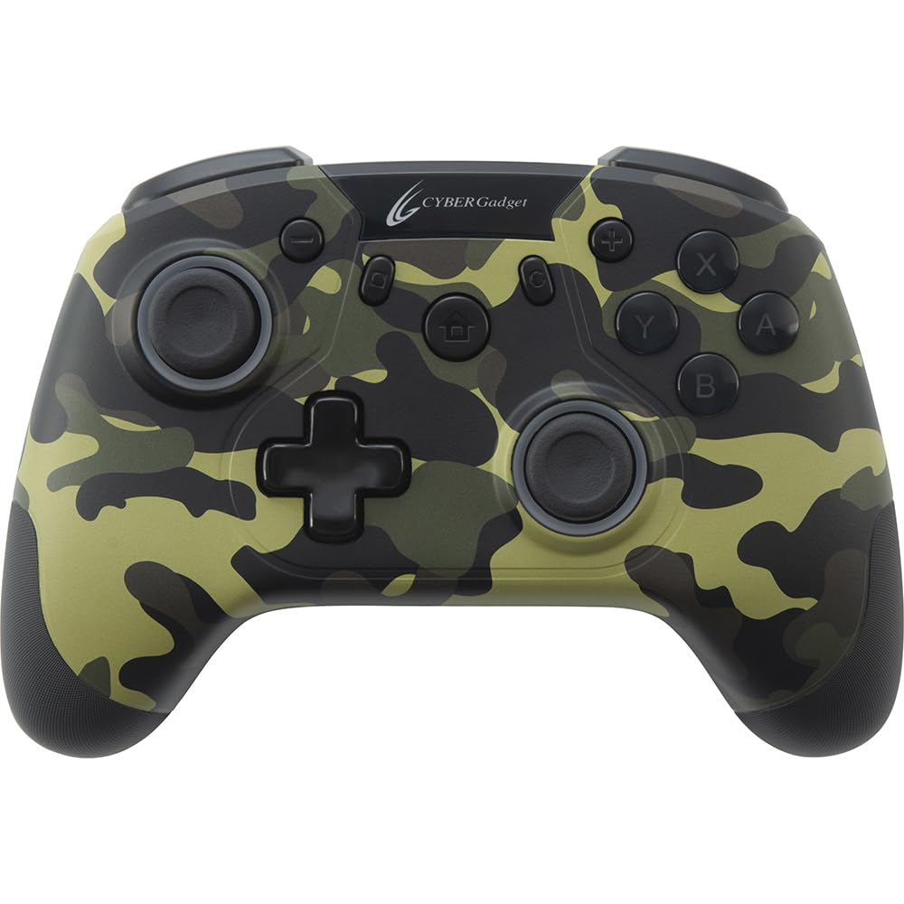 CYBER Gaming Controller HG Wireless Type Camouflage Green (for SWITCH)