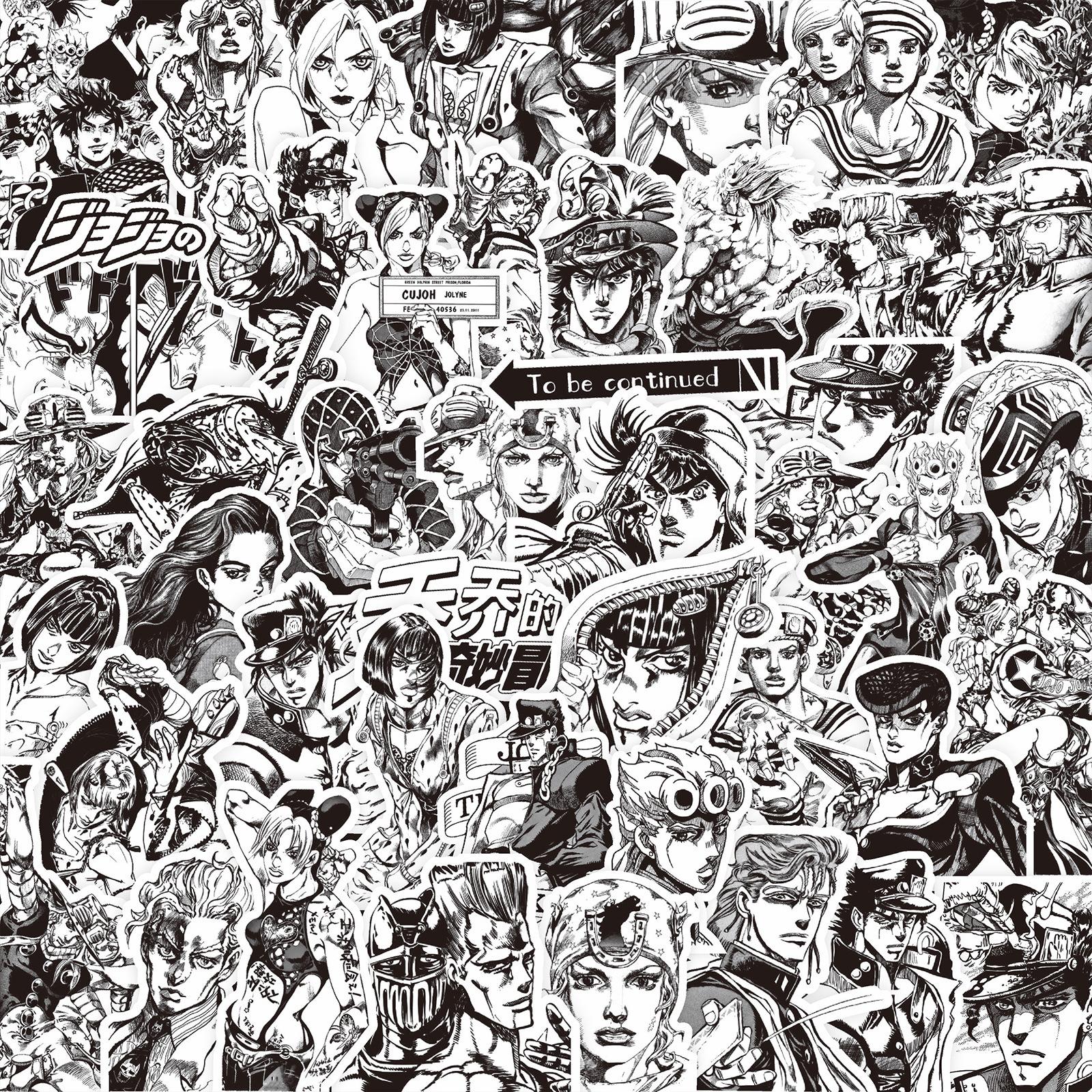 77/82/159 STUKS Kujo Jotaro Anime Stickers JoJo's Bizarre Adventure Sticker Higashikata Josuke Bruno Buccellati Cartoon Decals