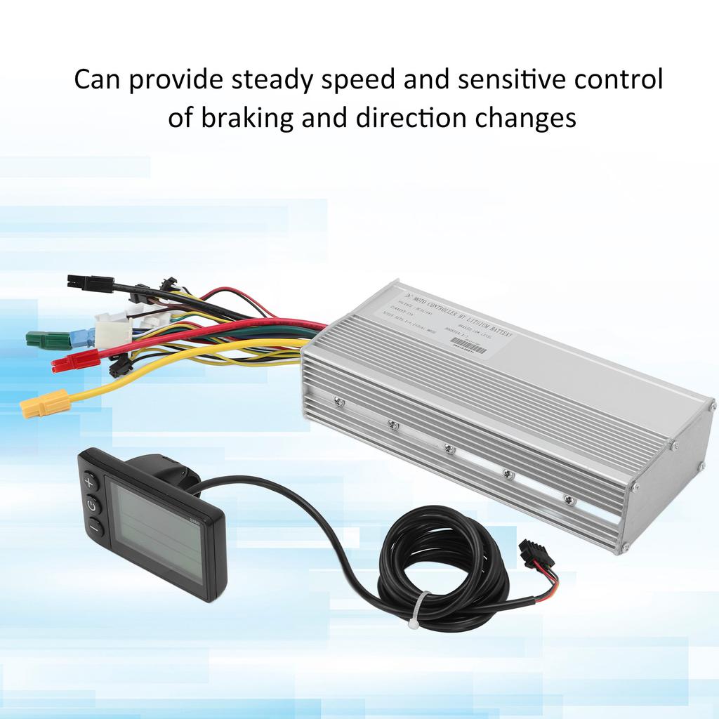 Electric Bike Conversion Kit 35A Controller S866 LCD Display Panel Set for Mountain Bike Scooter 1500W Motor