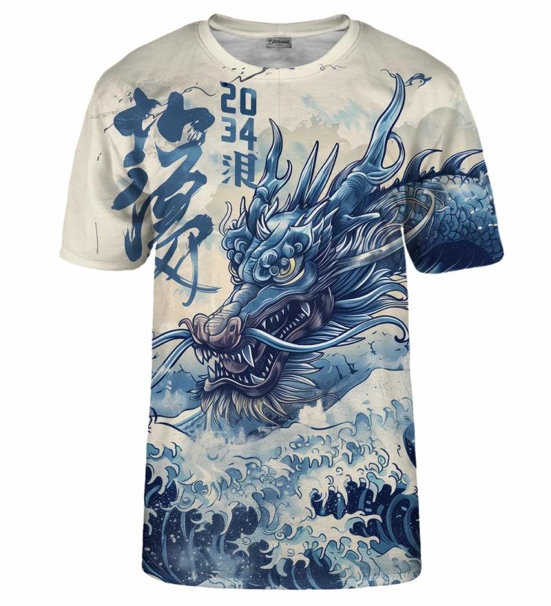 Mysterious Dragon T-shirt Men's Clothing Street Personality Casual T Shirts 3D Full Printed Cool Pattern Streetwear Tee Top