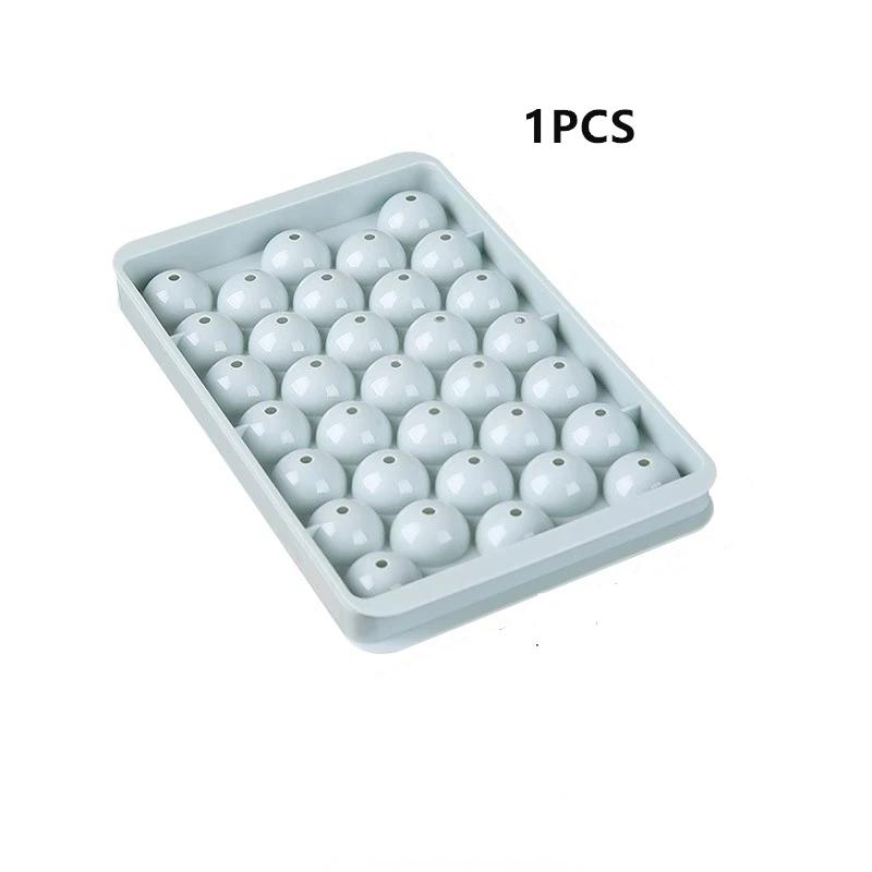 33 Ice Boll Hockey PP Mold Frozen Whiskey Ball Popsicle Ice Cube Tray Box Lollipop Making Gifts Kitchen Tools Accessories Mold