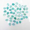 Natural Aqua Chalcedony Pear Cabochon Loose Gemstone Lot 18 Pcs 10*13-10*14 MM 100 CT For Jewelry Making