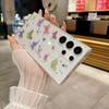 For Samsung Galaxy S23 Ultra Case Anti Drop TPU Phone Back Cover Epoxy Glitter Butterfly
