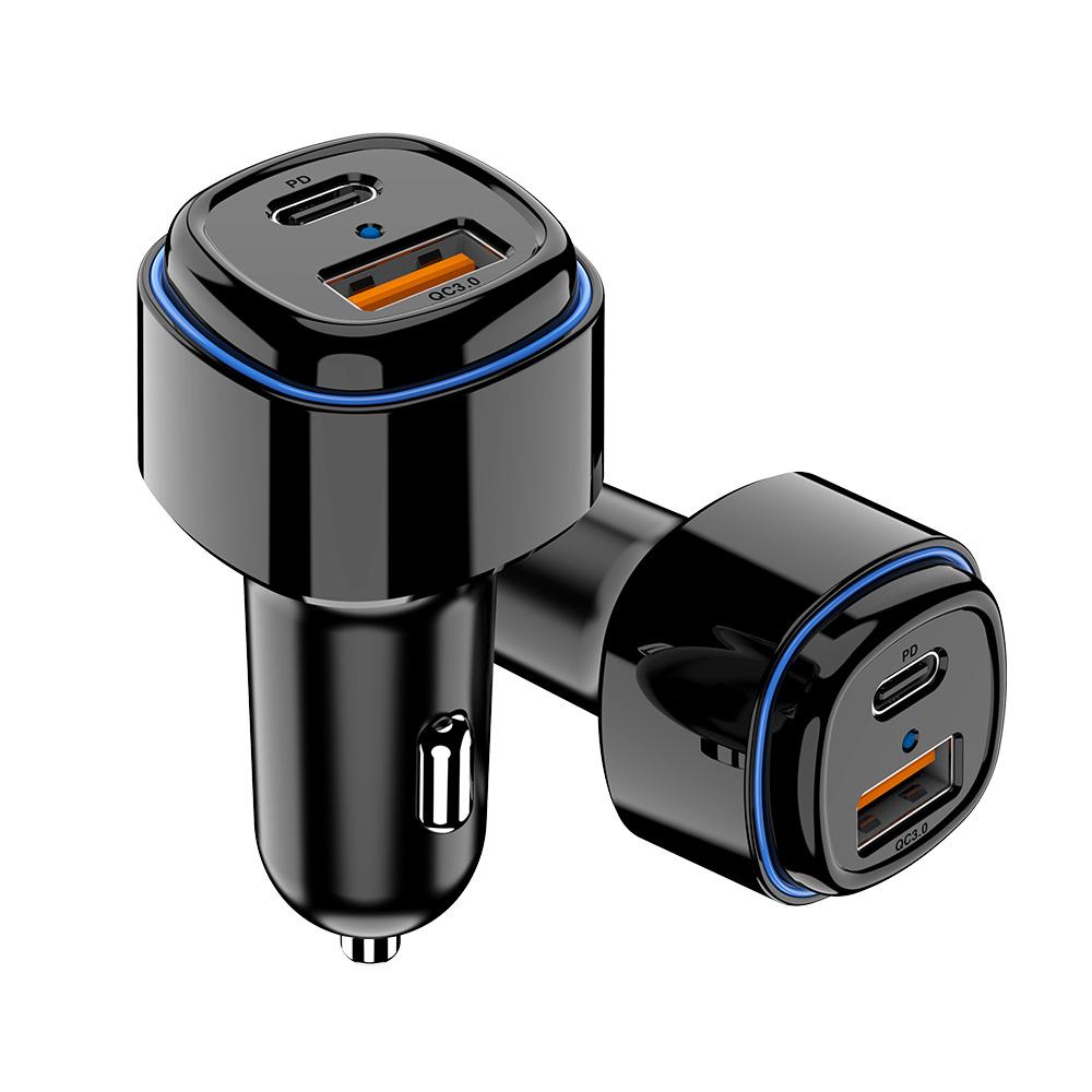 Cigarette Lighter Car Charger PD20W QC3.0 Fast Charging Power Adapter Accessories Lighter Splitter Adaptor 12-24V