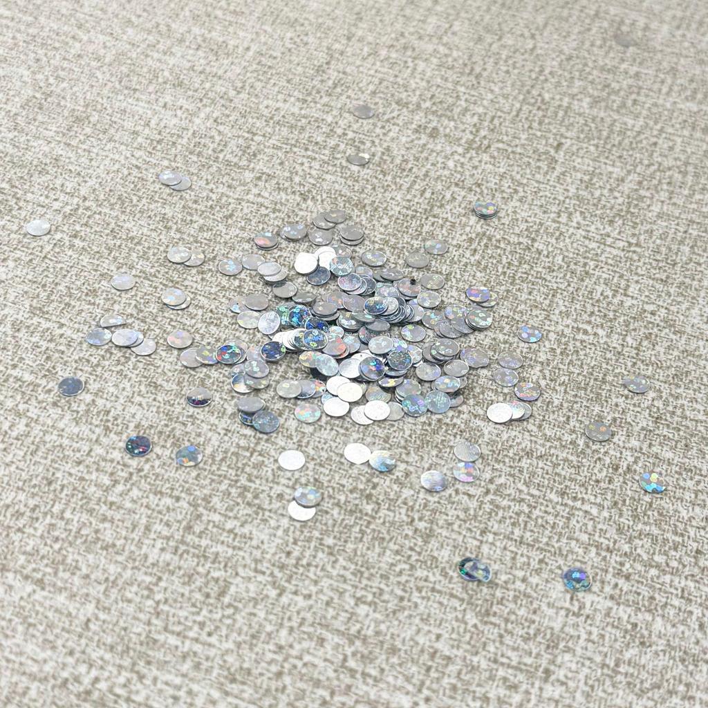 Runde Flache PET-Pailletten Ohne Loch für DIY-Schmuck & Bühnenkostüm-Accessoires