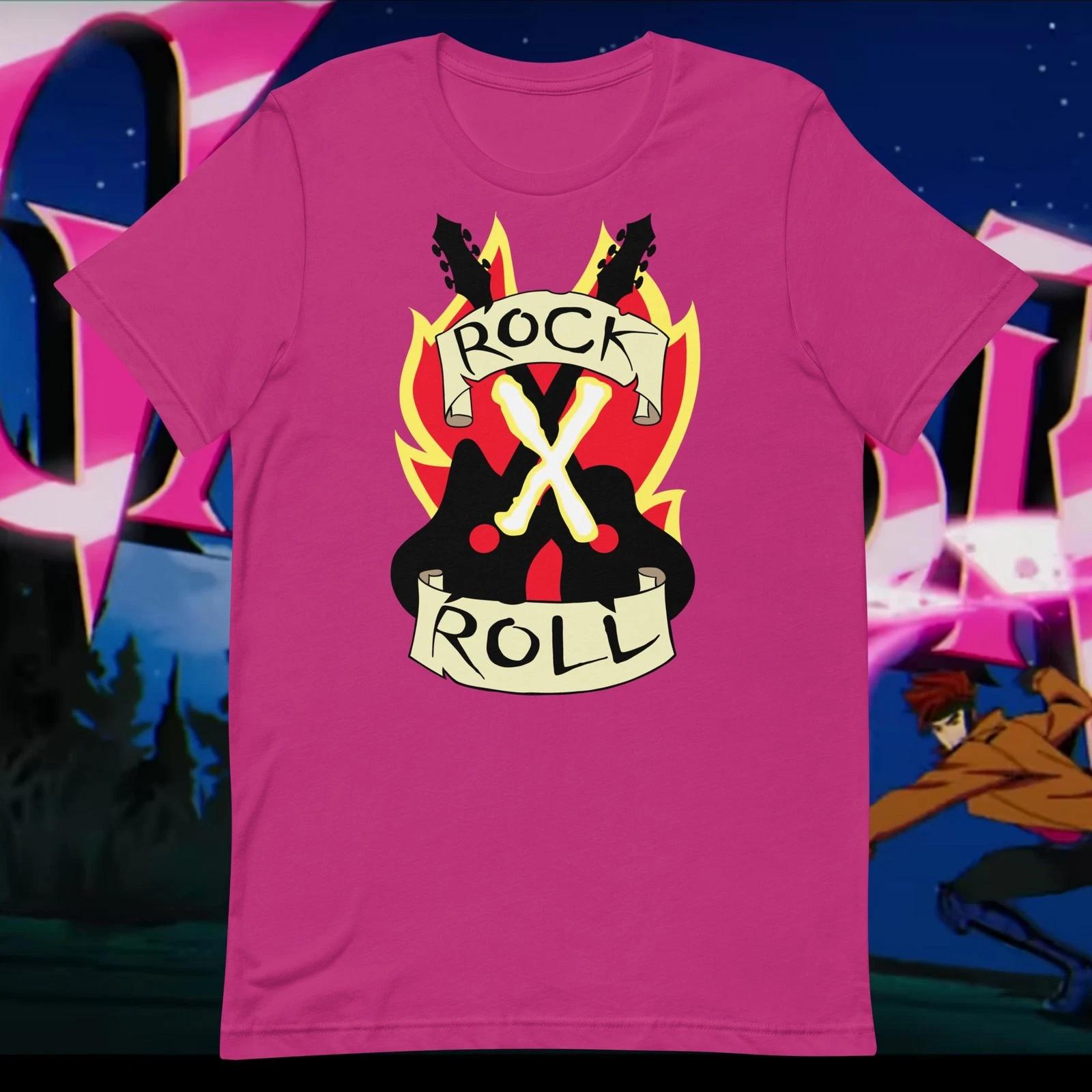 Marvel X-Men  97 Gambit Rock X Roll Shirt 4XL