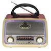 Vintage AM/FM/SW Radio with Light Home Radio Portable Wireless Bluetooth Audio TF Card USB Flash Disk MP3 Player